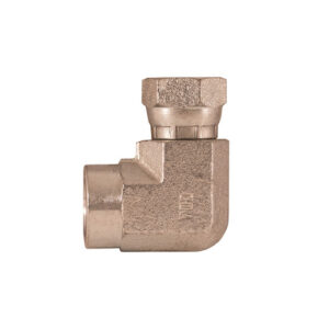 1.5-11.5 Inch NPSM Female Pipe Swivel To 1.5-11.5 Female Pipe Thread 90 Elbow