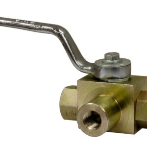 Buyers HBV3W050 - 1/2 Inch NPTF 3-Port High Pressure Ball Valve