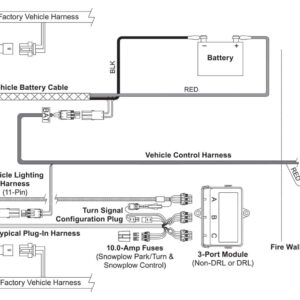 HD Series Vehicle-Side Harness Diagram