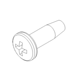 BOSS HDW09559 - 1/4-20 x 3/4 Inch Pan Head Screw