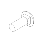 BOSS HDW18163 - SST 18-8 Carriage Bolt (3/8"-16 x 1")