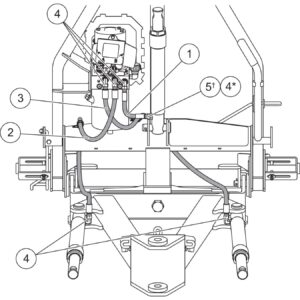 HDX Hoses and Fittings Diagram