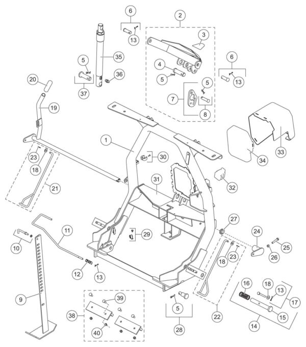 HDX Headgear Components Diagram
