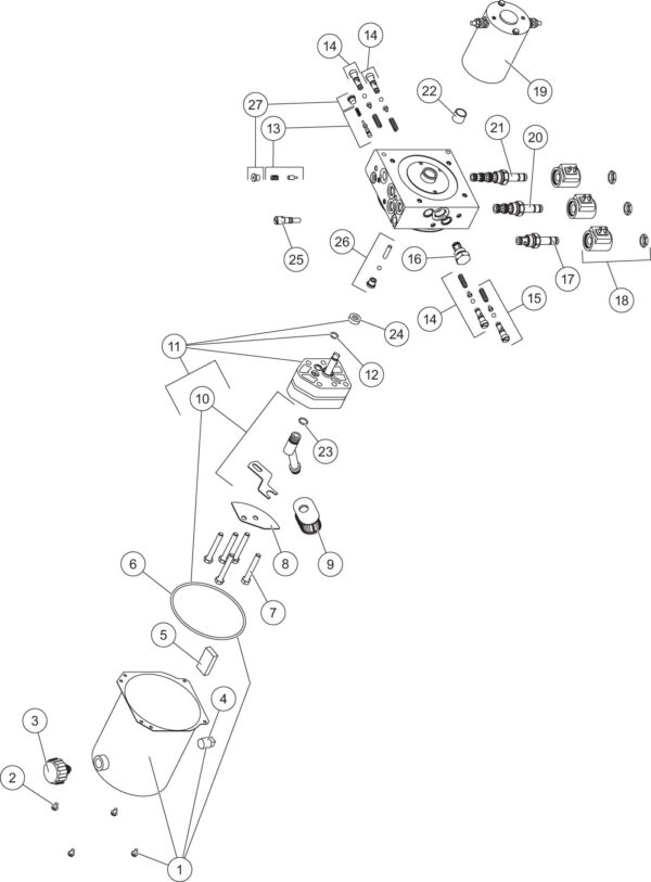 HT Series Hydraulic Unit Diagram