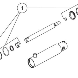 HT Series Lift Ram Assembly Diagram
