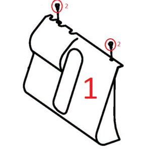 HTX Straight Blade RT3 Hydraulic Cover Diagram