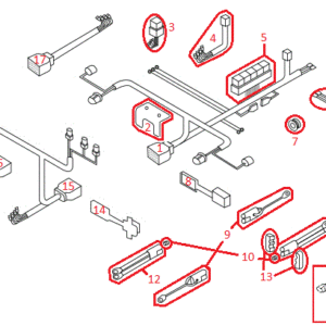 HTX Straight Blade RT3 Harness Wiring Diagram