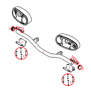 HTX Straight Blade RT3 Lightbar Diagram