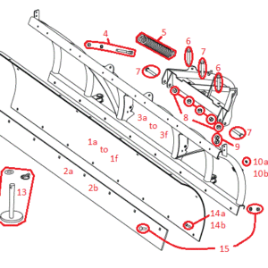 HTX Straight Blade RT3 Straight Blade Diagram
