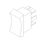 BOSS HYD01623 - Switch Rocker/Angle(6-Terminal)