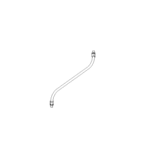 BOSS HYD01707 - Hydraulic Hose (3/8" x 48") [3/8" MP x 1/4" MP]
