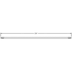 BOSS HYD01810 - Hydraulic Hose (3/8" x 34") [3/8" MP x 1/4" MP]