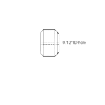 BOSS HYD07120 - Orifice Plug .12 Inch Id- Lwr Hyd07080/7121