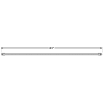 BOSS HYD07575 - Hydraulic Hose (3/8" x 40") [1/4" MP x 3/8" MOR]