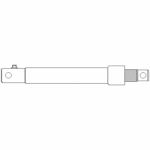 BOSS HYD08830 - Cylinder Angle Rt3 Stb Nitrobar 05-