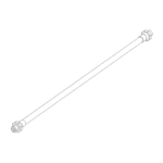 BOSS HYD13609 - Hydraulic Hose (1/4" x 21") [1/4" MNPT x 1/4" MNPT]