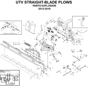 Diagram 1 BOSS UTV Straight Blade Parts