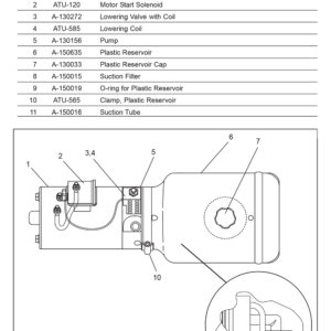 Anthony LA A-130116 Power Unit Diagram
