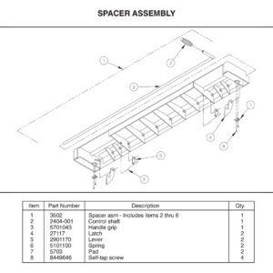Lrst40 Spacer Assembly Diagram