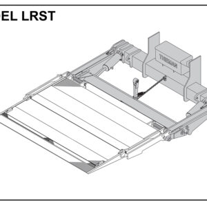 Thieman LRST-40EST-8060W - LRST - 40 Series Aluminum Platform Stowaway Tailgate (80 x 60 + Wedge)