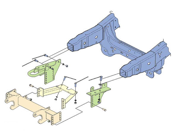 BOSS LTA05430 - RT3 HTX/Sport Truck Undercarriage For 2004-08 Ford F-150