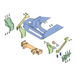 BOSS LTA06400 - RT3 Truck Undercarriage For 2000-15 Ford F650-F750 / International 2002+ Durastar 4300/4400 HD