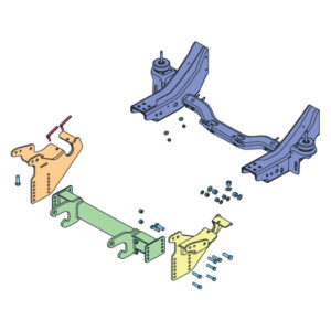 BOSS LTA10200 - RT3 Truck Undercarriage For 2017+ Ford F250-550