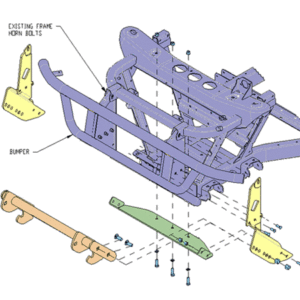 BOSS LTA12500 - Full-Size UTV Undercarriage For 2005-08 Polaris Ranger