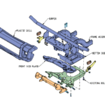 BOSS LTA12640 - Full-Size UTV Undercarriage For 2011+ John Deere XUV