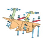 BOSS LTA12740 - Mid-Size UTV Undercarriage For 2012+ John Deere XUV 550