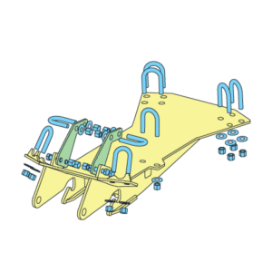 BOSS LTA13575B - ATV Undercarriage For 2012+ Yamaha Various Models