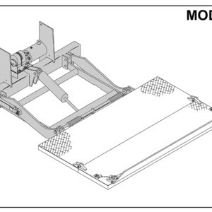 Thieman M - 20 Series Steel Platform Stowaway Tailgate (72 x 42 + Wedge)