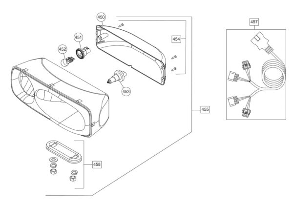 MC Series Headlamp Kit Diagram