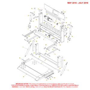 Maxon Me2 C2 Service Body (May 2018 - July 2019) Diagram