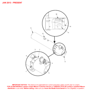 Maxon MM-1650 (Jan 2013 - Present) 24VDC Power Unit Diagram