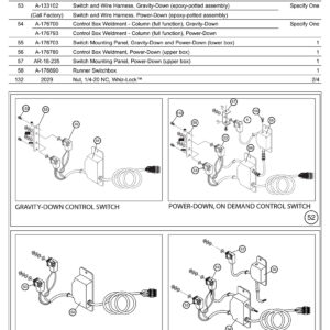 Anthony MRT-3500-6500-SF Control Box Assemblies Diagram