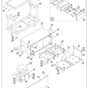Anthony MT-3500/4500GB-SF Power Pack And Battery Enclosure Diagram
