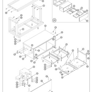 Anthony MRT-3500/4500GB-SF Power Pack Enclosure Diagram (1011)
