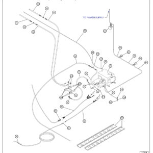 Anthony MRT-3500-6500-SF Power Pack And Lines (Gravity Down) Diagram