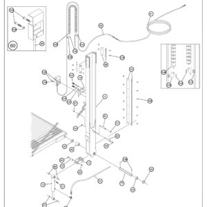 Anthony MRT-3500/4500GB-SF Curbside Runner Weldment Diagram