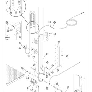 Anthony MRT-3500-6500-SF Curbside Runner Weldment Diagram