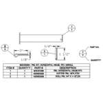 BOSS MSC03464 - Horizontal Hinge Pin Kit (RTII)