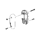 BOSS MSC04718 - V-Plow Joystick Handle With Hardware
