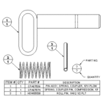 BOSS MSC07699 - HD Coupler Spring Pin Kit