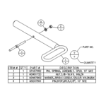 BOSS MSC07972 - HD Coupler Pin Spring Kit (SH2 2002+)