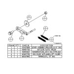 BOSS MSC07974 - LH Coupler Spring Pin Release Lever Kit (SH2 2002+)