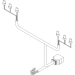 BOSS MSC08881 - 2008+ 13 Pin Plow Side Wiring Harness