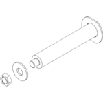 BOSS MSC09649 - Horizontal Hinge Threaded Pin Kit (RT3)