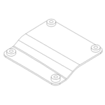 BOSS MSC11122 - Mounting Plate Housing Headlight 2008+