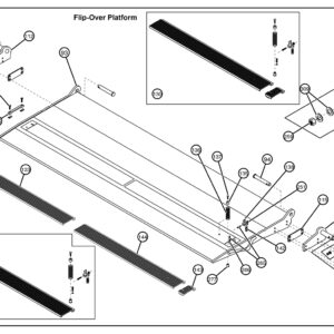 Anthony MTU-GLR-EX Flip-Over Platform Diagram